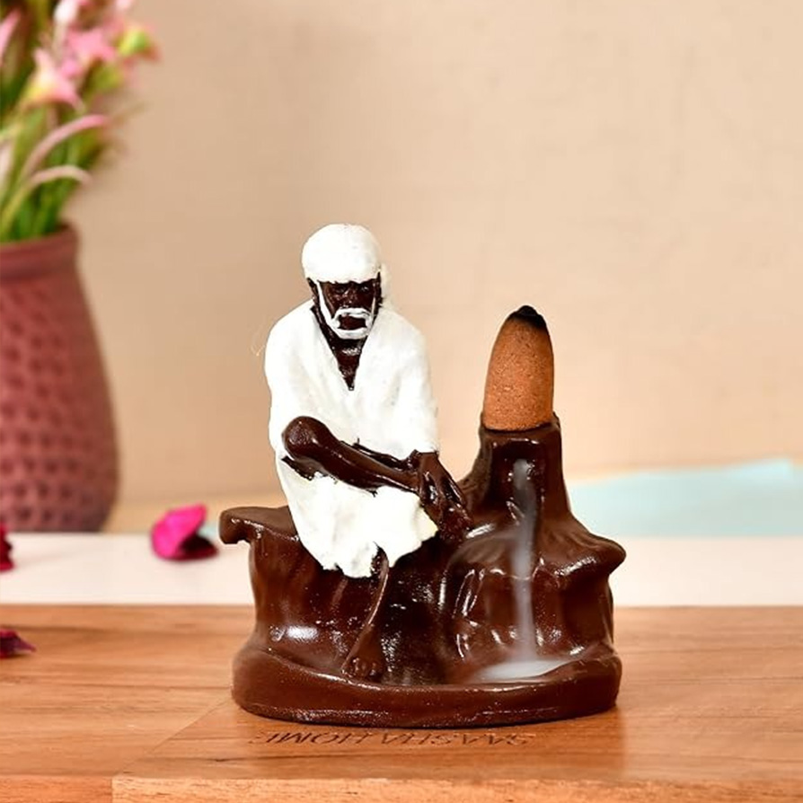 Image of Sai Baba Smoke Fountain Backflow Incense Holder